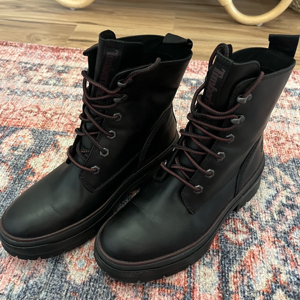 Black Timberland Combat Boots Brand New Women’s